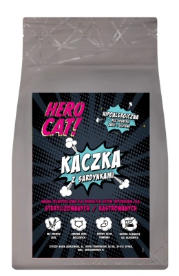 Hero Cat Łosoś z białą rybą Sterilised 5kg