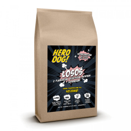 Hero Dog Łosoś dla szczeniąt z Plamiakiem, Błękitkiem, batatami i szparagami 2kg
