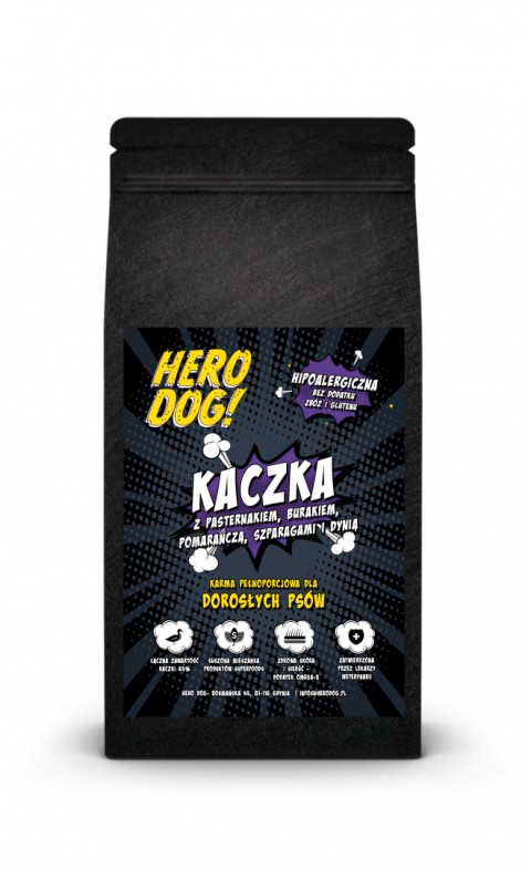 Hero dog kaczka z pasternakiem