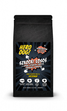 Hero Dog Superfood Szkocki Łosoś dla szczeniąt 12kg