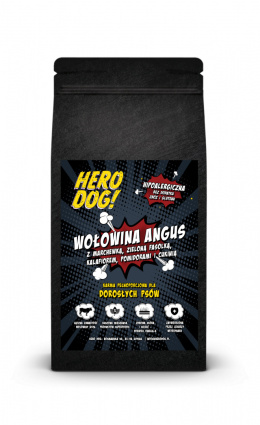 Hero Dog Superfood Wołowina Angus 2kg