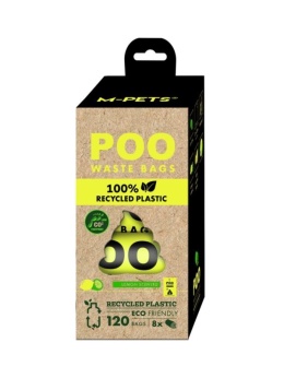 Woreczki POO 100% Recycled Plastic (120 szt) Cytryna